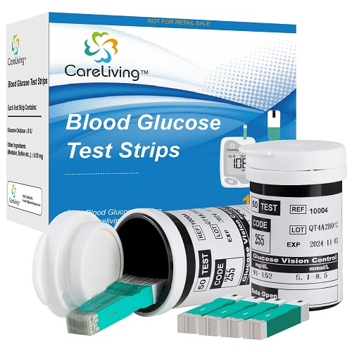 Blood Glucose Test Strips (100 Count) for use with GLM-71 Diabetes Sugar Testing Meter