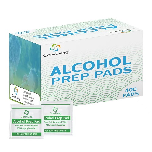 400 Pack Alcohol Prep Pads with 70% Isopropyl Alcohol