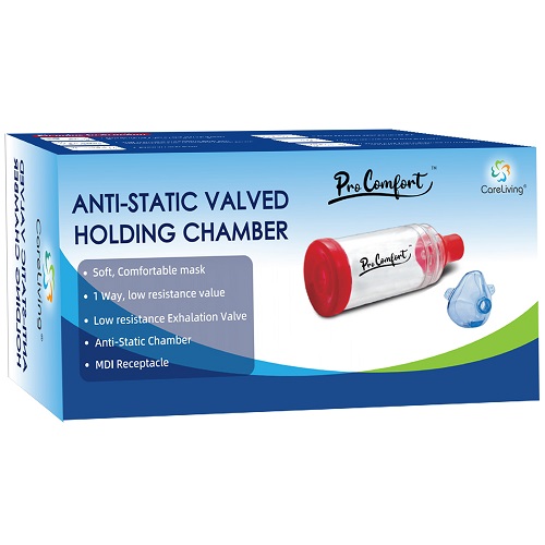 Anti Static Valved Holding Chamber for Adults